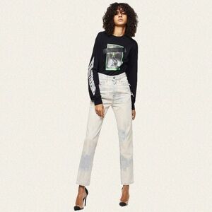 Diesel D-Eiselle Straight High Waist Jean